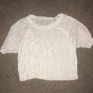 White alo crop top!